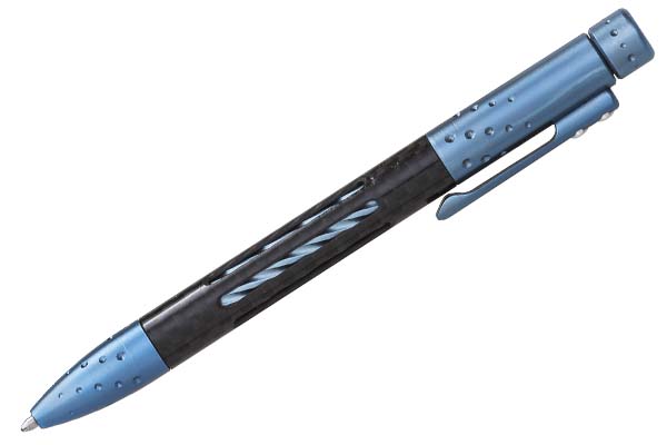 LionSteel Nyala Titan Blau matt Carbon Kugelschreiber Fisher Space Pen NY FC BLM 